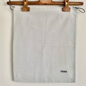 Fendi Large Light Grey Dust Bag